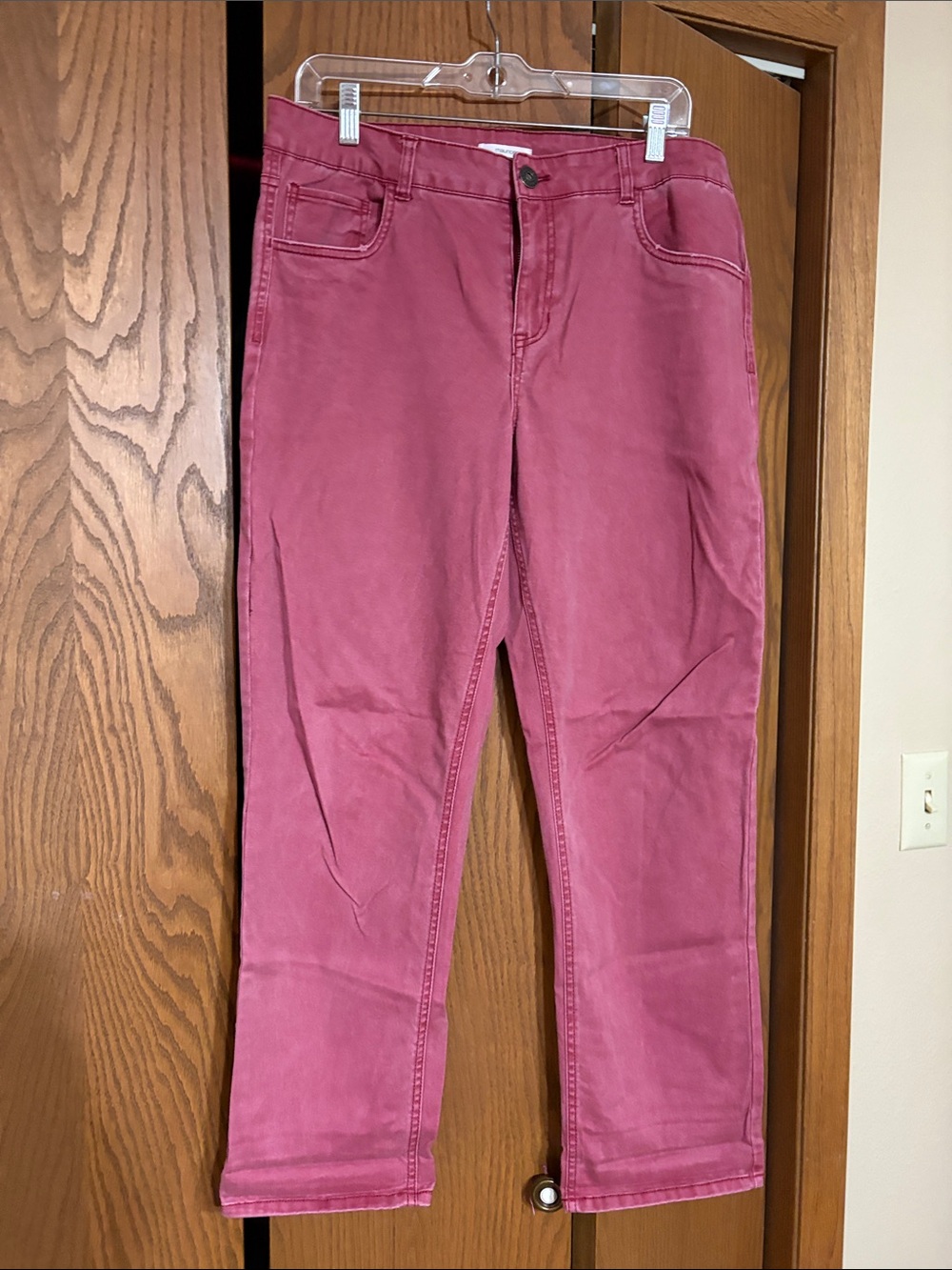 Maurices Rose Pink Straight Leg Jeans